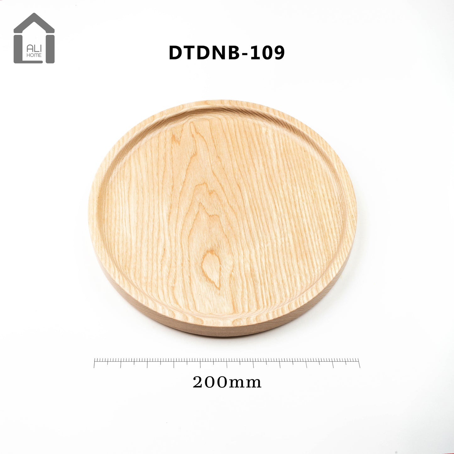 ALIHOME® Oak Round Decorative Tray | Perfume/Candle Holder | Set of 3