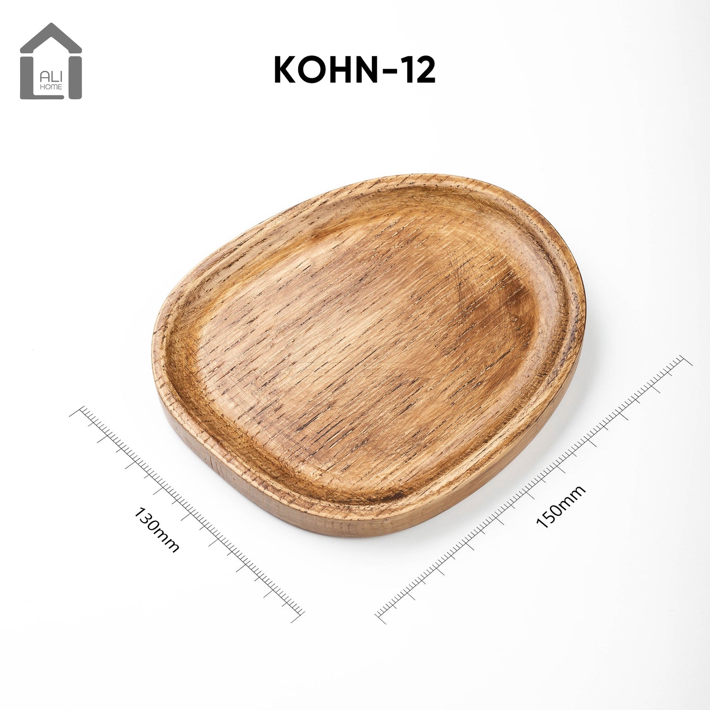 ALIHOME® Vintage Wooden Oval Decorative Tray | KOHN-12