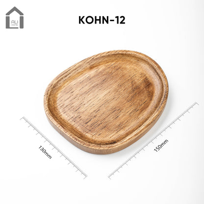 ALIHOME® Vintage Wooden Oval Decorative Tray | KOHN-12