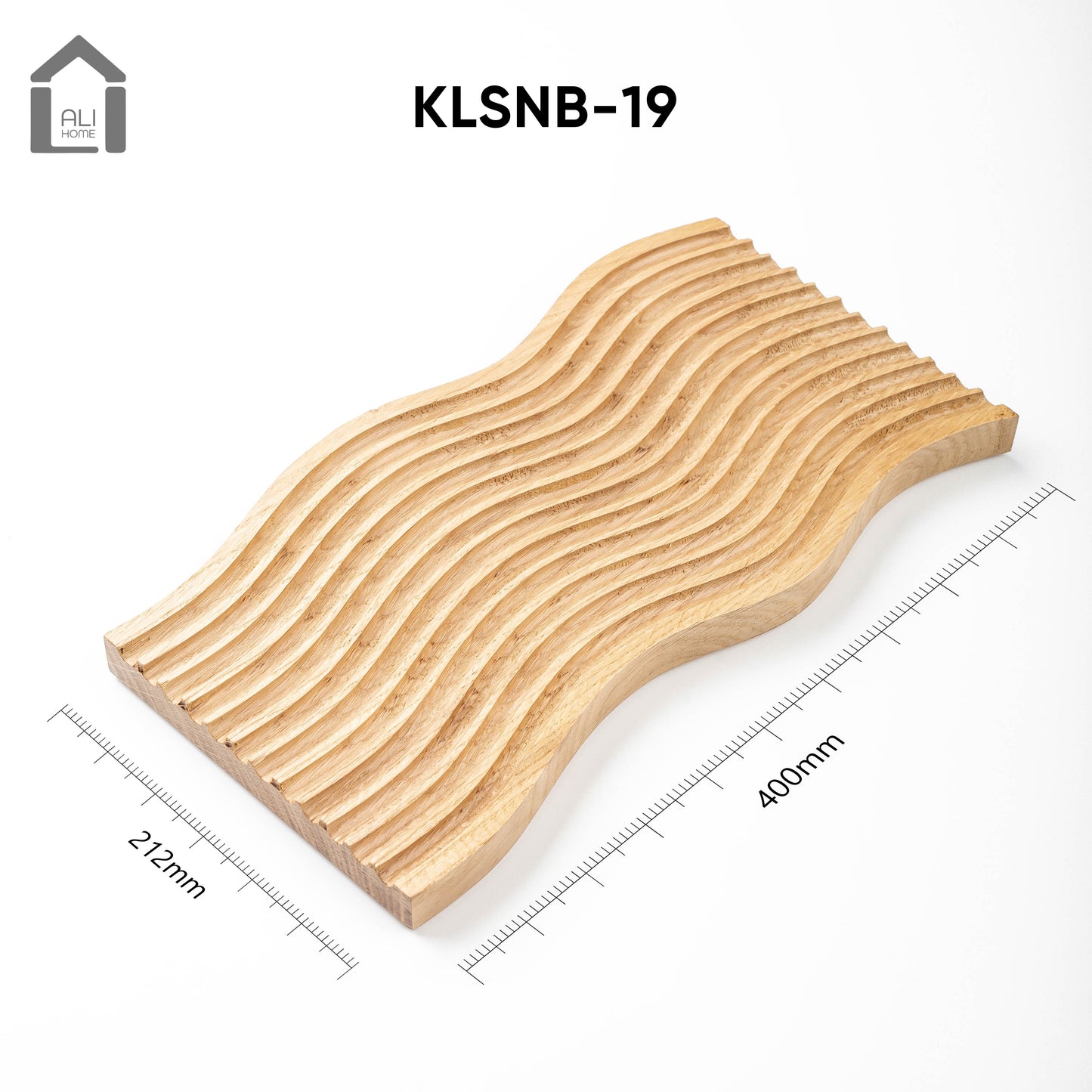 ALIHOME® Light Wooden Ocean Waves Decorative Tray | KLSNB-19