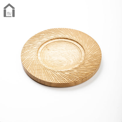 ALIHOME® Light Wooden 8" Plate | DTHV08NB-22