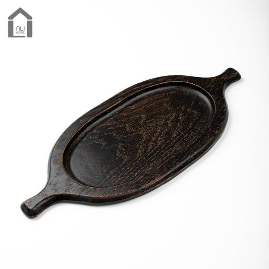 ALIHOME® Dark Wooden Decorative Tray | KOCD-05