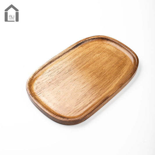 ALIHOME® Vintage Wooden Oval Decorative Tray | KOHN-10