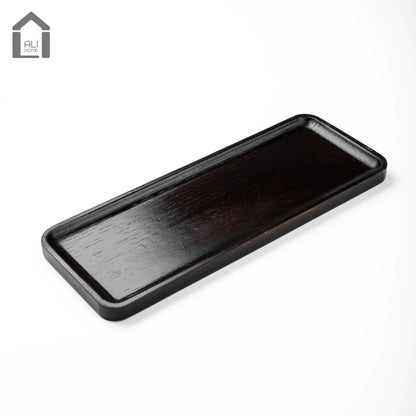 ALIHOME® Dark Wooden Decorative Tray | DCNCD-08