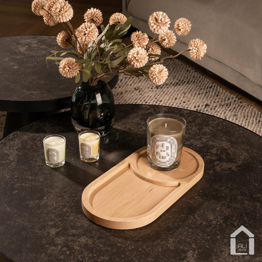 ALIHOME® Wooden Perfume/Candle Tray | KO01NB-54