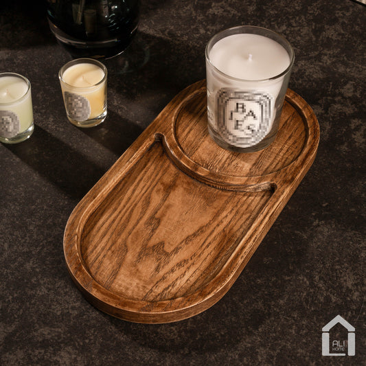 ALIHOME® Wooden Perfume/Candle Tray | KO01HN-53