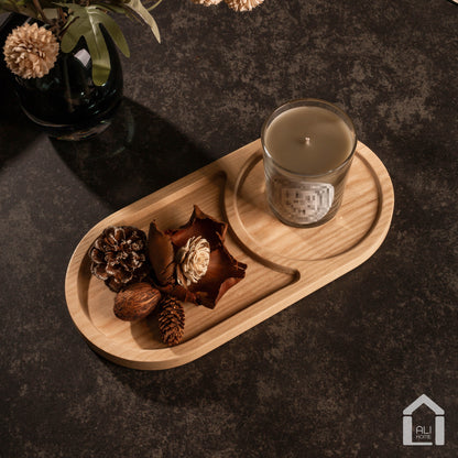 ALIHOME® Wooden Perfume/Candle Tray | KO01NB-54