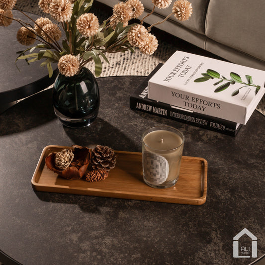 ALIHOME® Rectangle Wooden Decorative Tray | DCNHN-149