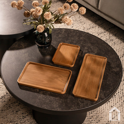 ALIHOME® Rectangle Wooden Decorative Tray | DCNHN-149