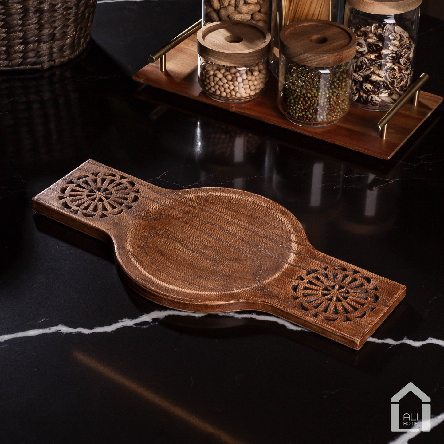 ALIHOME® Custom Shaped Wooden Decorative Tray | DBT01HN-59