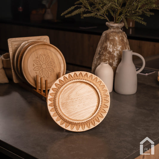 ALIHOME® Light Wooden 8" Plate | DTHV13NB-122