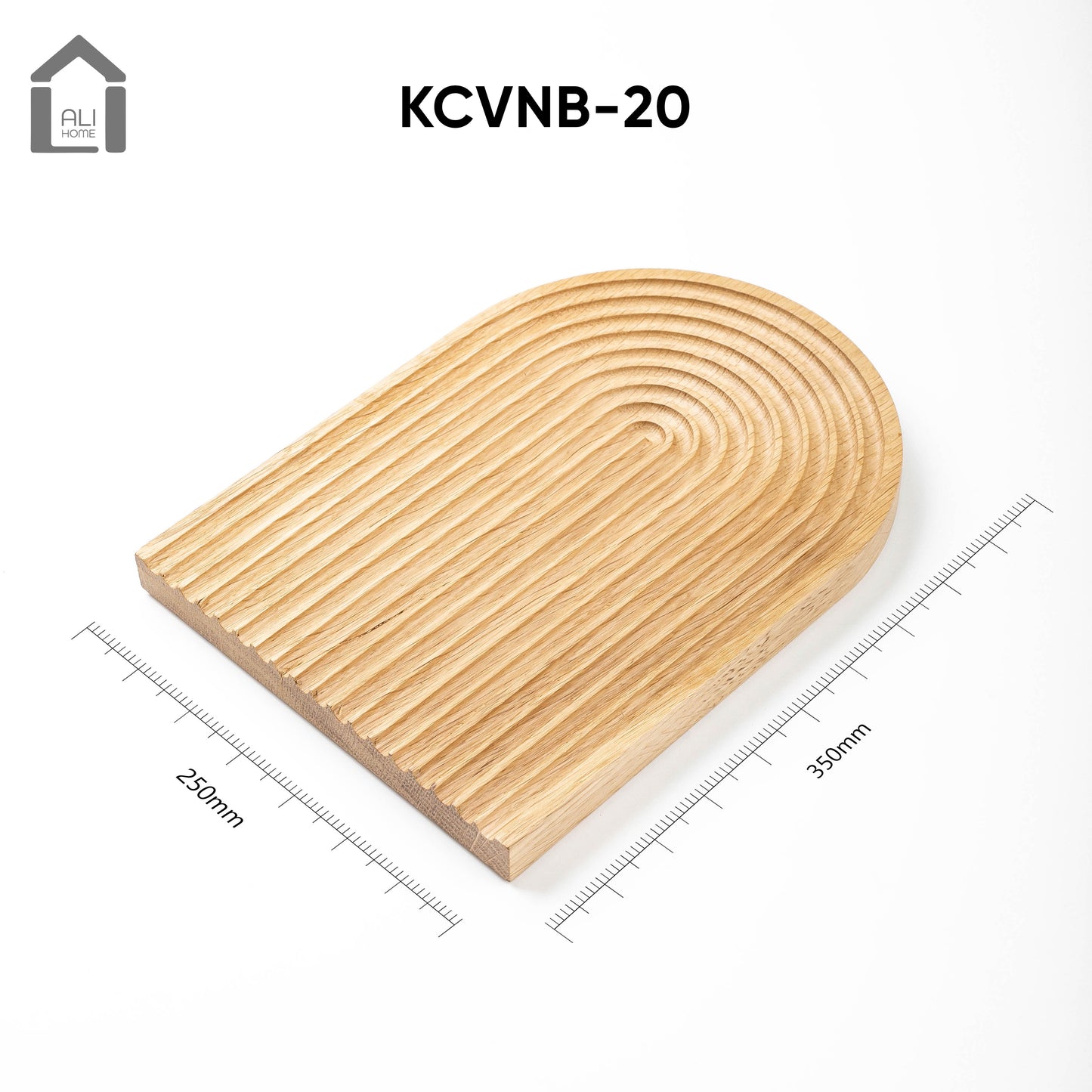 ALIHOME® Light Wooden Rainbow Shaped Decorative Tray | KCVNB-20