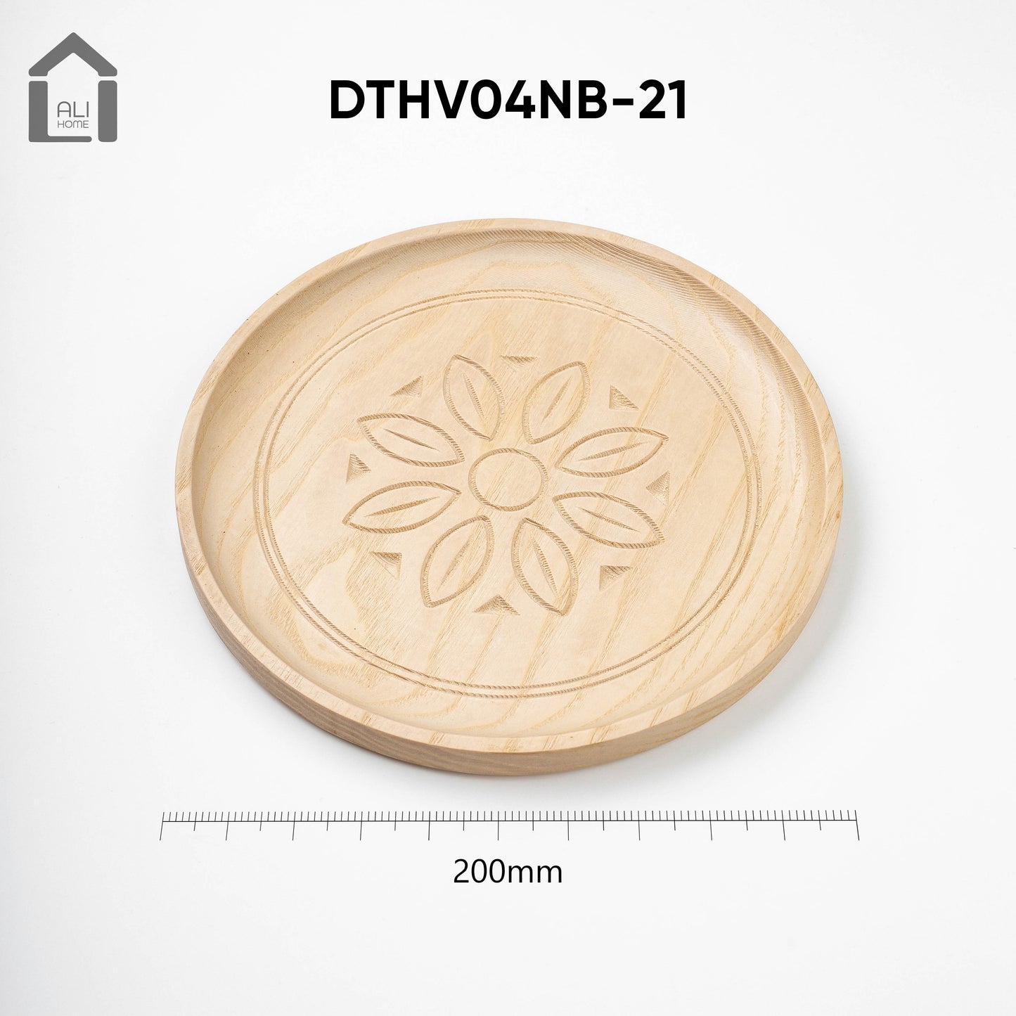 ALIHOME® Light Wooden 8" Plate | DTHV04NB-21