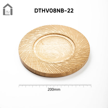 ALIHOME® Light Wooden 8" Plate | DTHV08NB-22