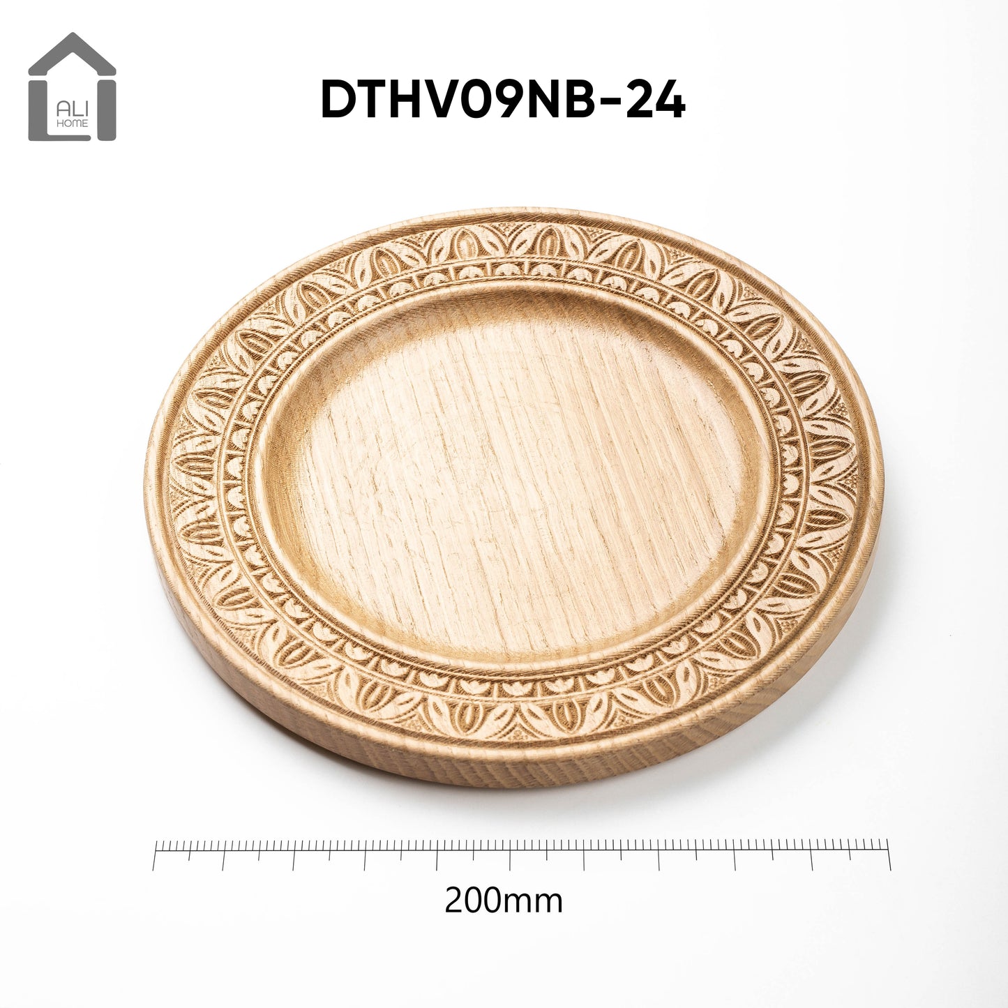 ALIHOME® Light Wooden 8" Plate | DTHV09NB-24