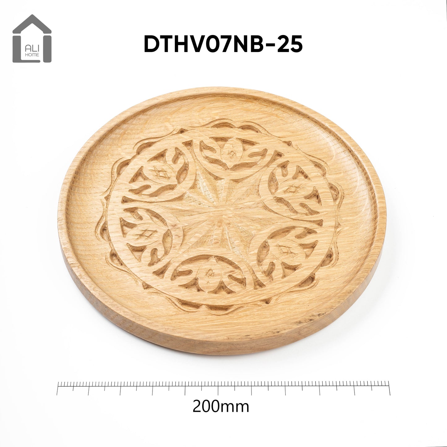 ALIHOME® Light Wooden 8" Plate | DTHV07NB-25