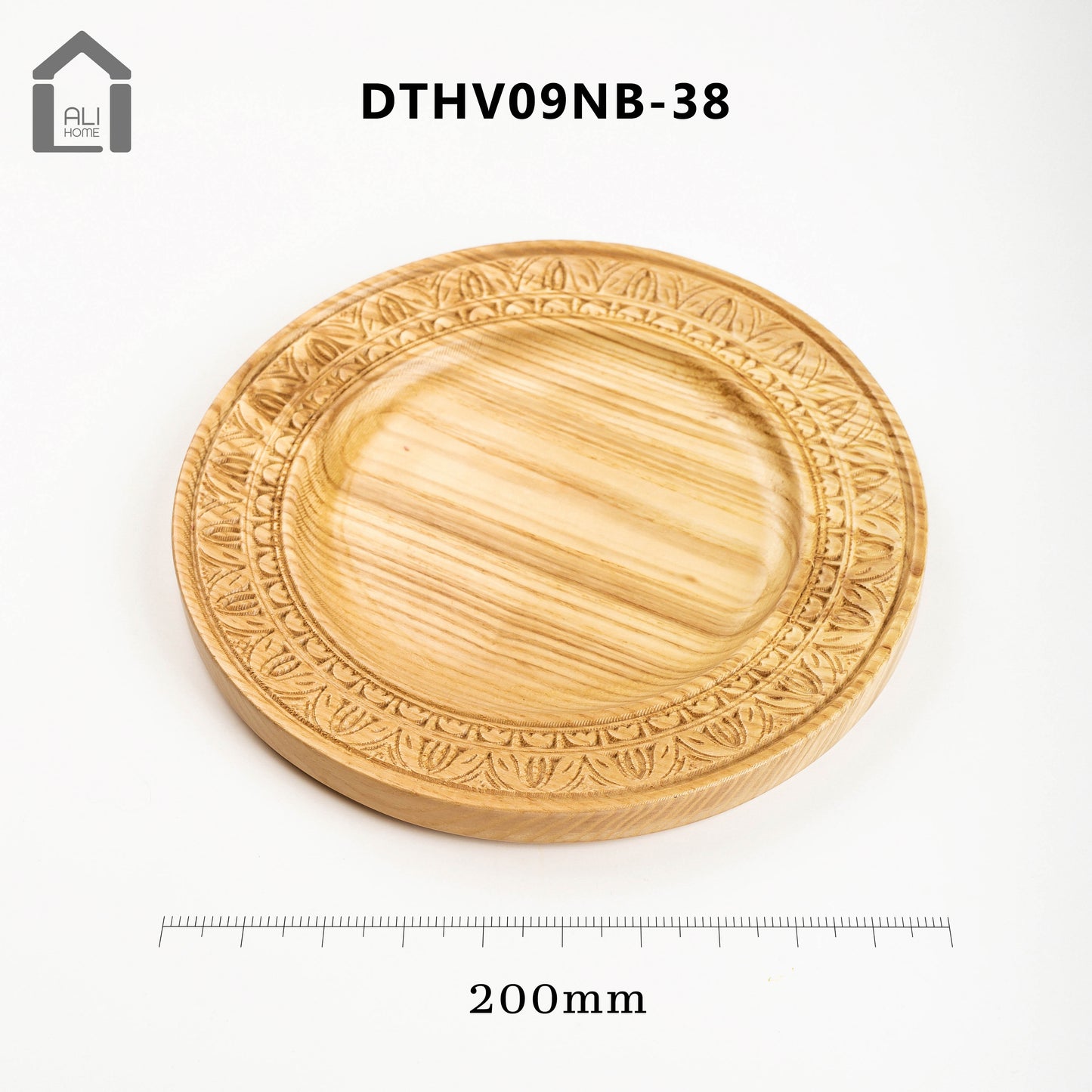 ALIHOME® Light Wooden 8" Plate | DTHV09NB-38