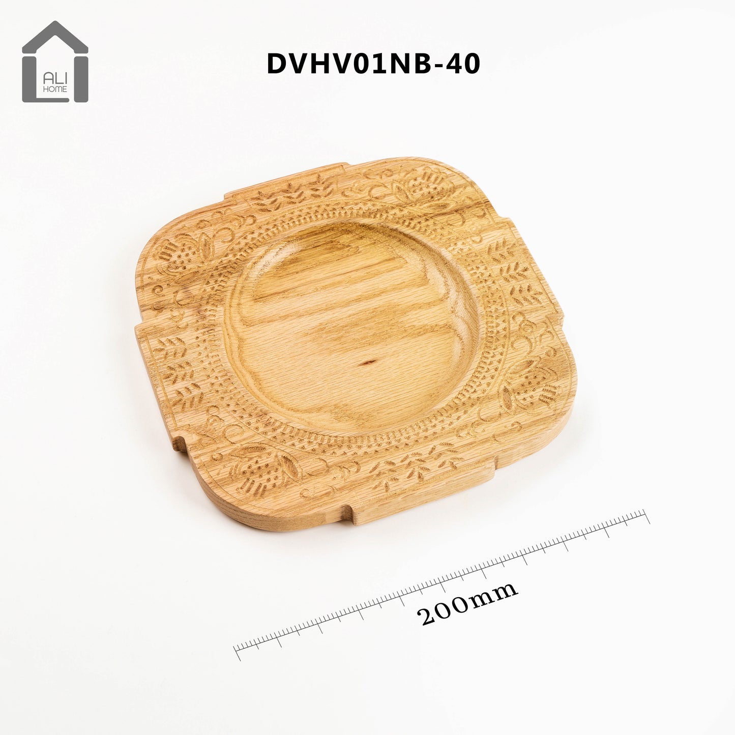 ALIHOME® Light Wooden 8" Plate | DVHV01NB-40