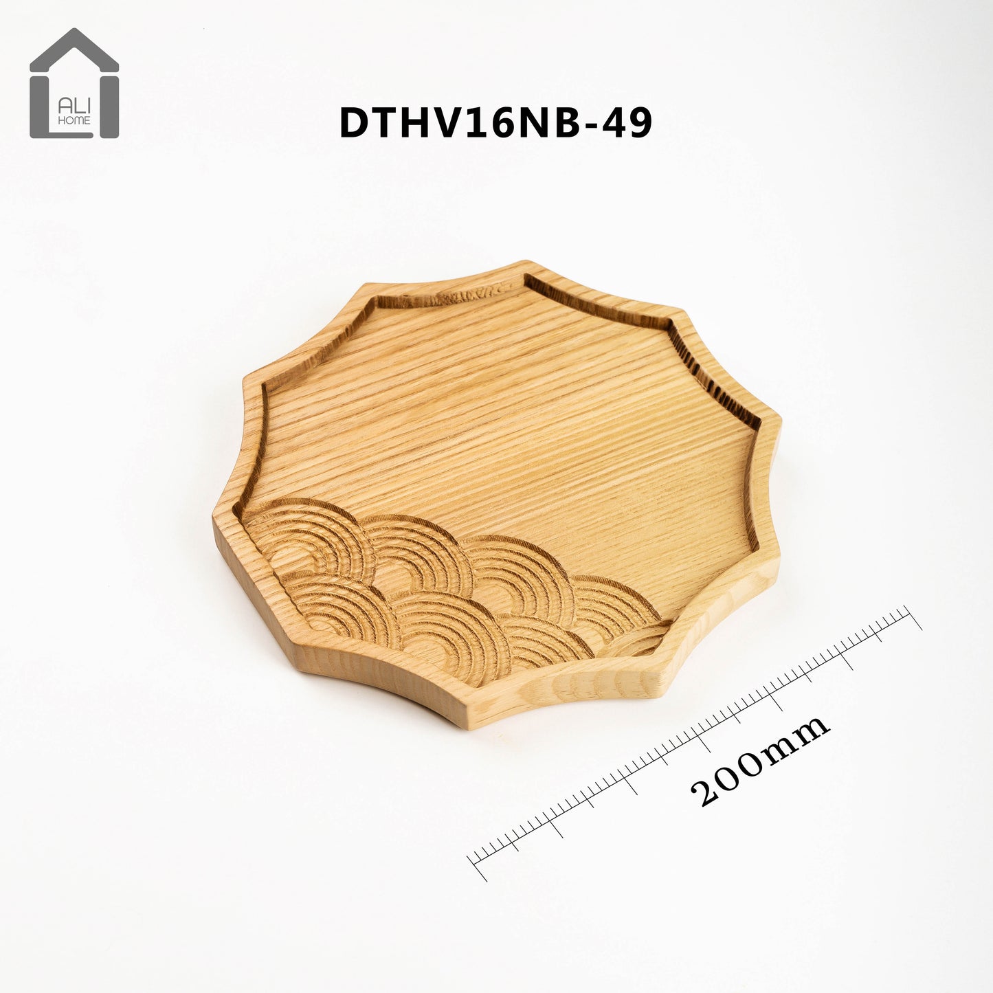 ALIHOME® Light Wooden 8" Plate | DTHV16NB-49