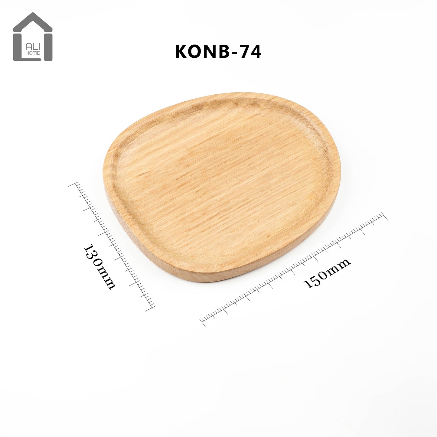 ALIHOME® Light Wooden Oval Decorative Tray | KONB-74