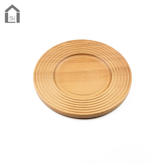 ALIHOME® Dark Wooden 8" Plate | DTHV12HN-121