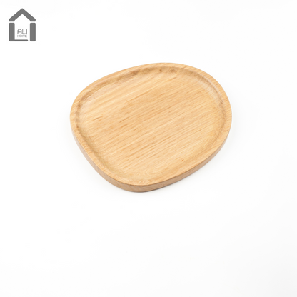 ALIHOME® Light Wooden Oval Decorative Tray | KONB-74