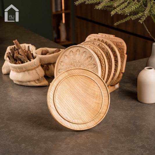 ALIHOME® Light Wooden 8" Plate | DTHV01NB-36