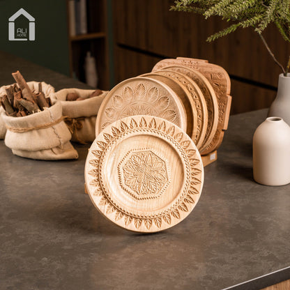 ALIHOME® Light Wooden 8" Plate | DTHV14NB-39