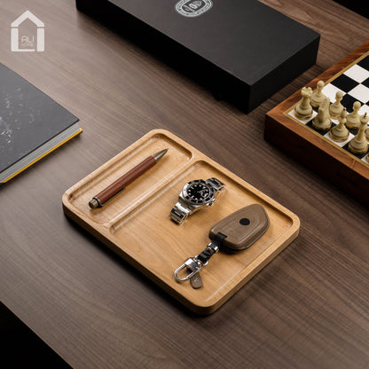 ALIHOME® Oak Rectangle Catchall Tray | KCN2NNB-131