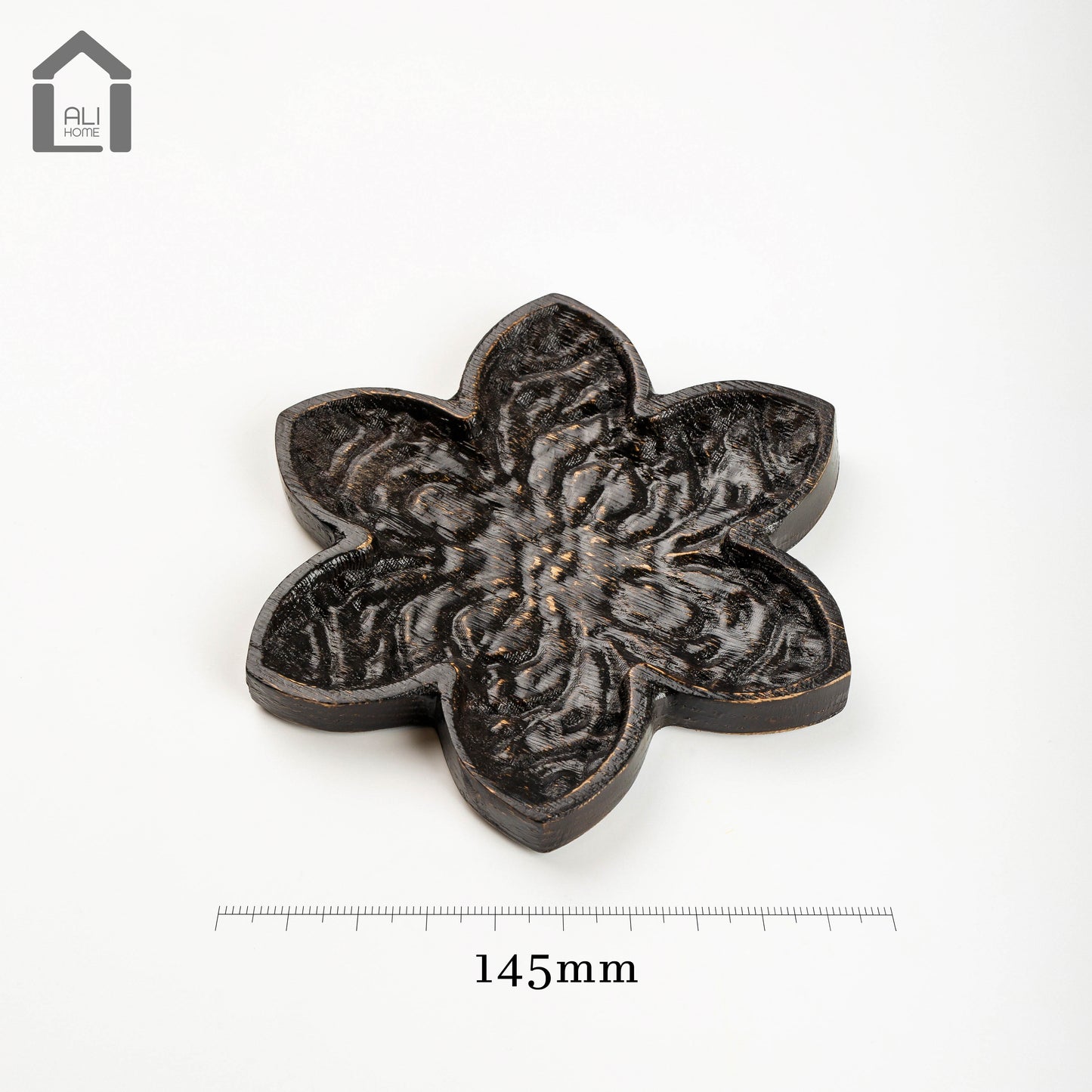 ALIHOME® Oak Flower Shaped Decorative Tray Set | KNNS01NHC-61