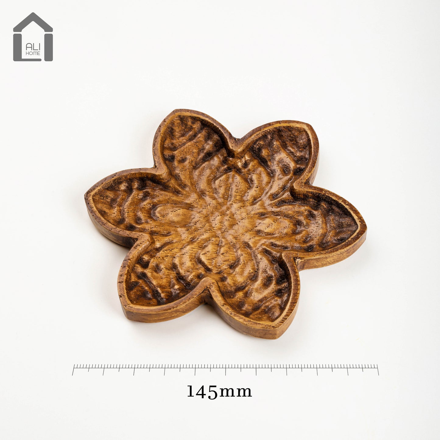 ALIHOME® Oak Flower Shaped Decorative Tray Set | KNNS01NHC-61